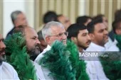 نمای بیرونی قطار پنج ستاره کرمان مشهد روی ریل