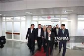 نمای ایستگاهی و حرکت قطار پنج ستاره کرمان مشهد