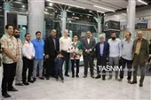 گفت‌وگوی رسانه‌ای با مدال‌آوران کاراته کرمان پس از ورود