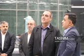 حلقه گل بر گردن مدال‌آوران کاراته کرمان در فرودگاه