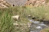منظره دل‌انگیز و خنک آبشار فیض‌آباد در راور