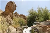 نگین فیروزه‌ای کویر کرمان آبشار فیض‌آباد راور