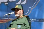 صفوف فشرده نیروهای مردمی در رزمایش جانفدای ایران در کرمان