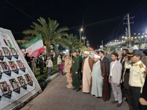 رزمایش شبانه جانفدایان در جیرفت