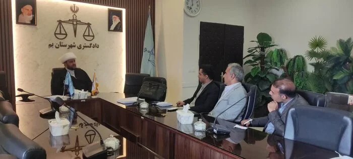 رئیس دادگستری بم در بازدید از بیمارستان پاستور