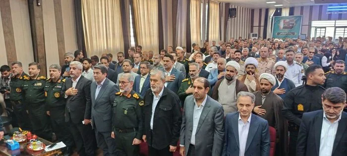 مراسم معارفه نخستین فرمانده انتظامی جنوب کرمان
